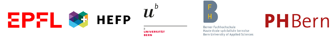 Logos EPFL, HEFP, Universität Bern, Berner Fachhochschule und PH Bern