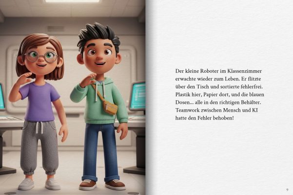 Digitalisierung Bildung; KI Bildung, Digitale Bildung, Kompetenzzentrum; KI; Bildungsforschung, Schule, Wie lassen sich kreative Bilderbücher mit KI für den Unterricht nutzen?