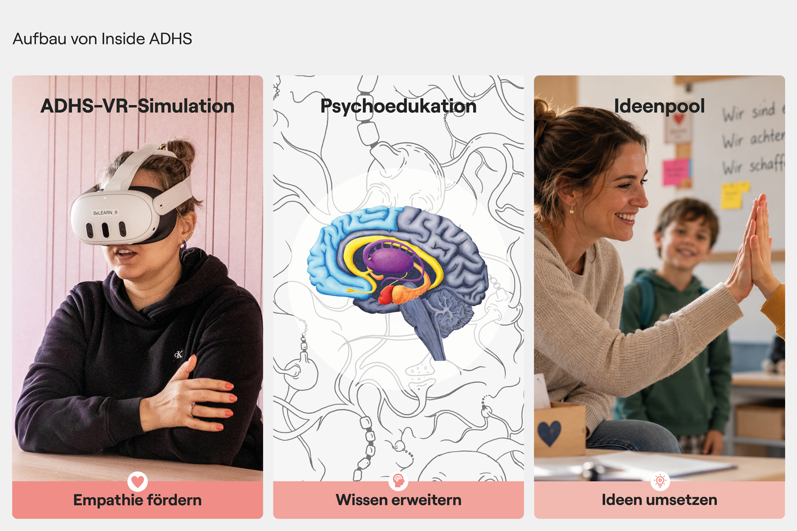 Inside ADHS | Digitalisierung Bildung; KI Bildung, Digitale Bildung, Kompetenzzentrum; KI; Bildungsforschung, Schule