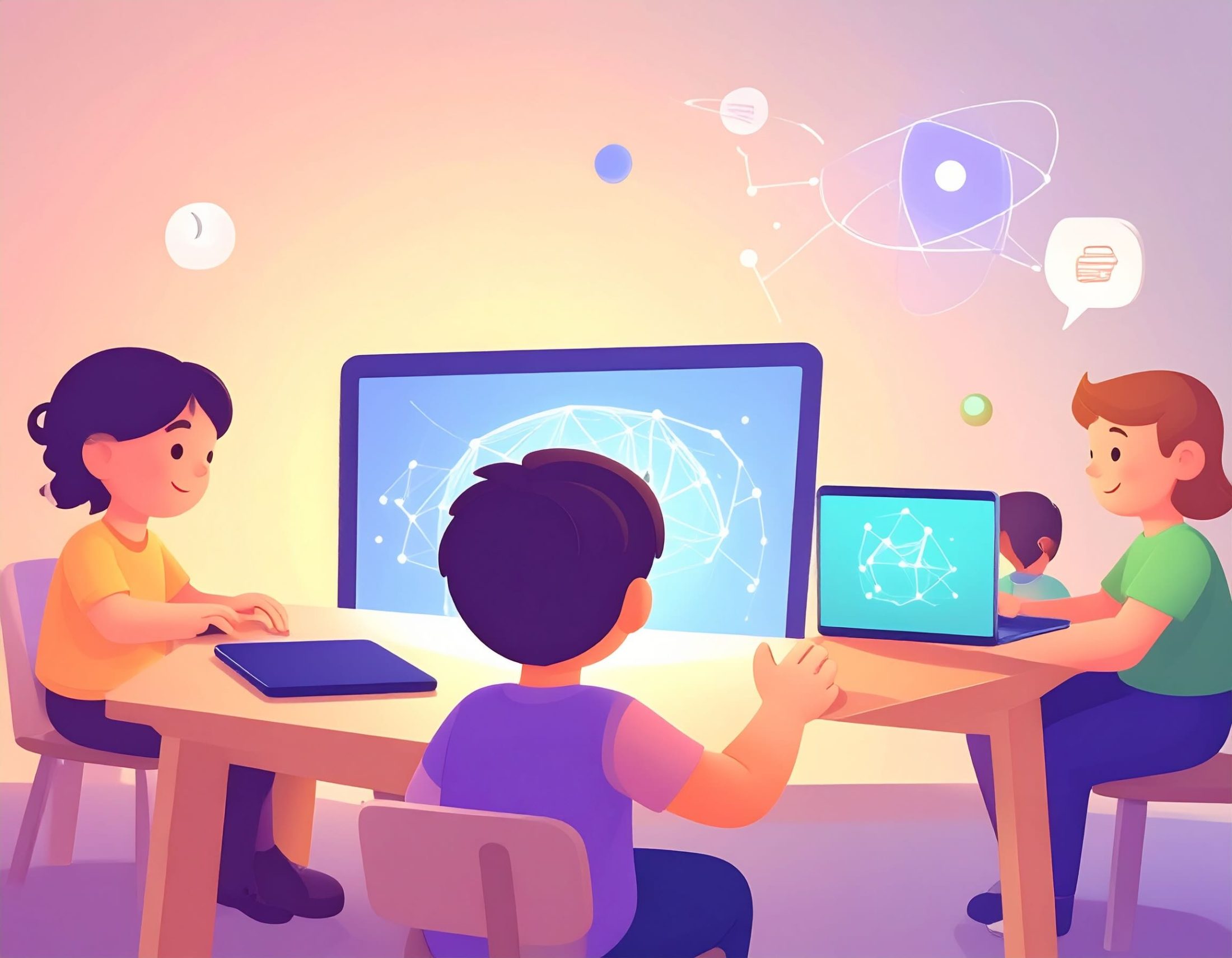 Digitalisierung Bildung; KI Bildung, Digitale Bildung, Kompetenzzentrum; KI; Bildungsforschung, Schule, KI im Alltag entdecken