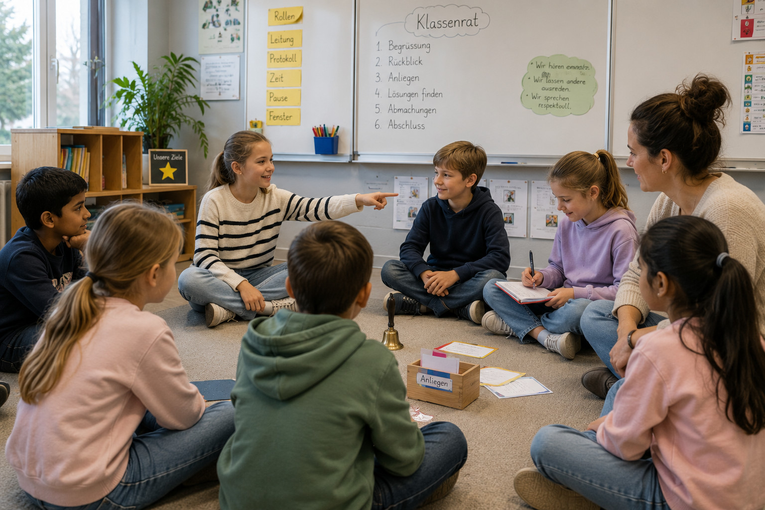 Digitalisierung Bildung; KI Bildung, Digitale Bildung, Kompetenzzentrum; KI; Bildungsforschung, Schule, Klassenrat