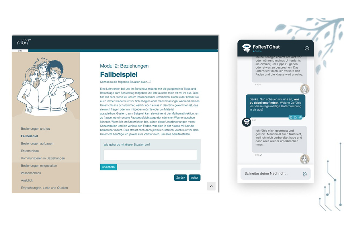 BeLEARN, FoResTCHAT – KI für Resilienz