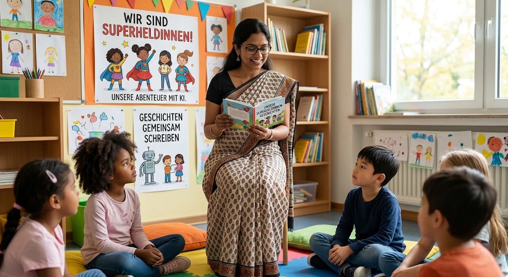 Digitalisierung Bildung; KI Bildung, Digitale Bildung, Kompetenzzentrum; KI; Bildungsforschung, Schule, Personalisierte Abenteurgeschichten mit generativer KI