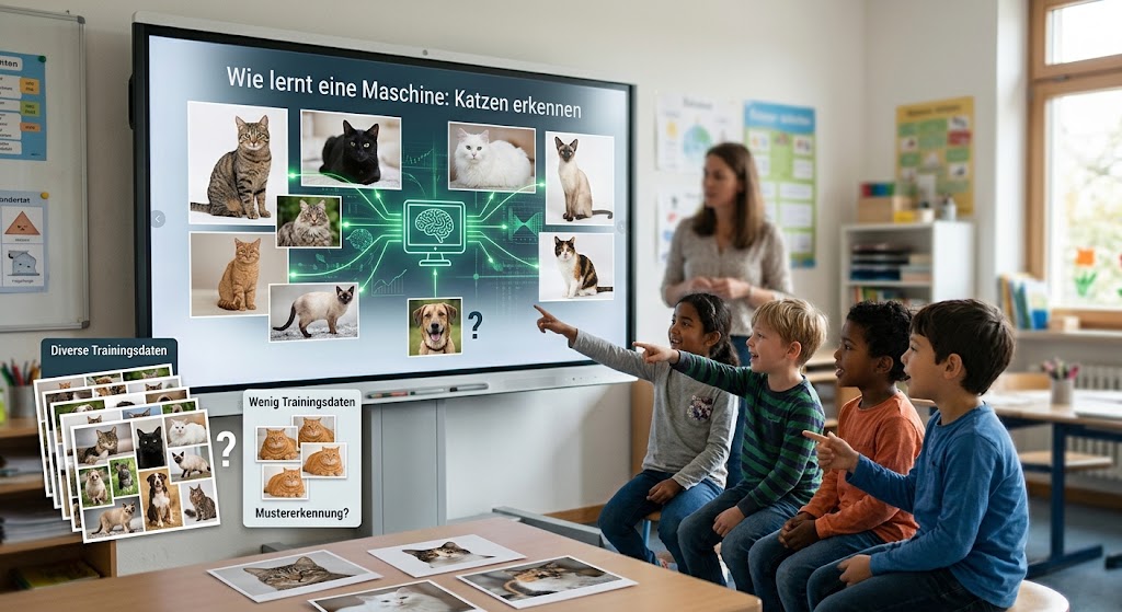 Digitalisierung Bildung; KI Bildung, Digitale Bildung, Kompetenzzentrum; KI; Bildungsforschung, Schule, Wie lernt eine Maschine