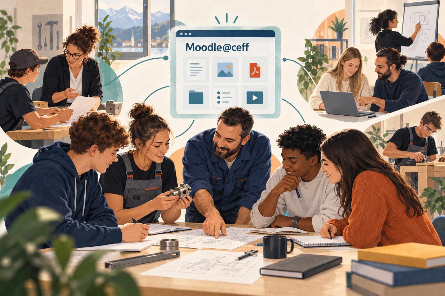 BeLEARN, Moodle@ceff