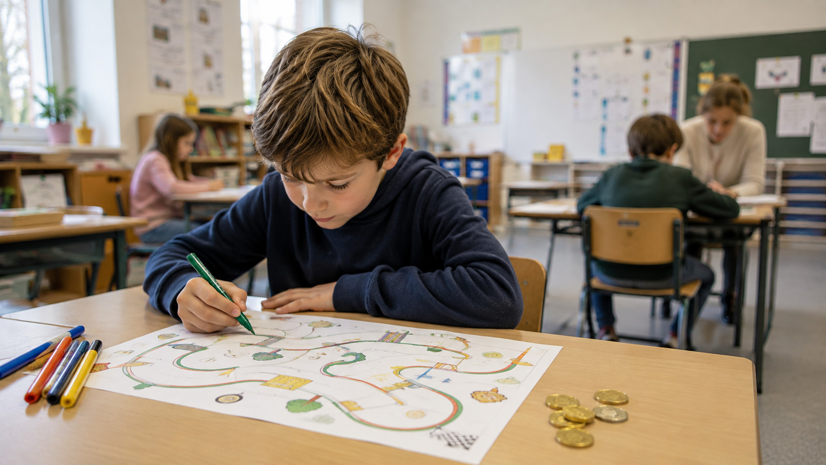 Digitalisierung Bildung; KI Bildung, Digitale Bildung, Kompetenzzentrum; KI; Bildungsforschung, Schule, Stiftrennen – Achtung: Exekutive Funktionen am Steuer